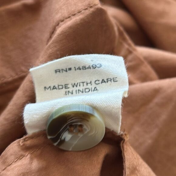 Doen 2 Grover Pant 100% cotton pleated front button fly terra cotta great cond - Picture 7 of 9